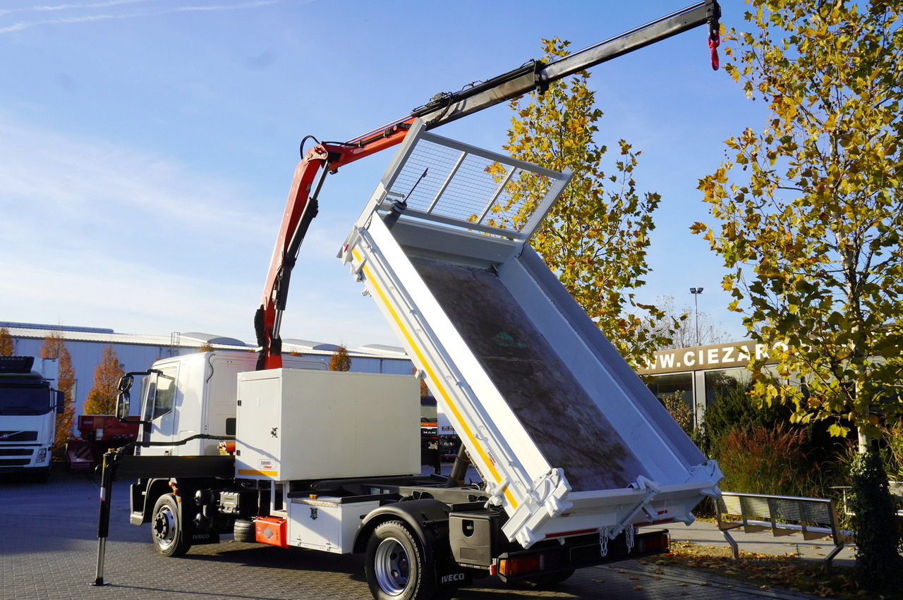 IVECO Eurocargo 120E18 Crane Palfinger / 3-way tipper / sleeper cab - Камион с кран: снимка 4 IVECO Eurocargo 120E18 Crane Palfinger / 3-way tipper / sleeper cab - Камион с кран: снимка 4