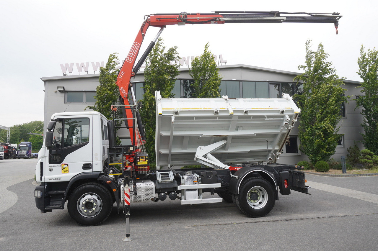 Лизинг на IVECO Eurocargo 160-250 / Fassi F95 crane / 120 tho. km / 3-sided tipper IVECO Eurocargo 160-250 / Fassi F95 crane / 120 tho. km / 3-sided tipper: снимка 17
