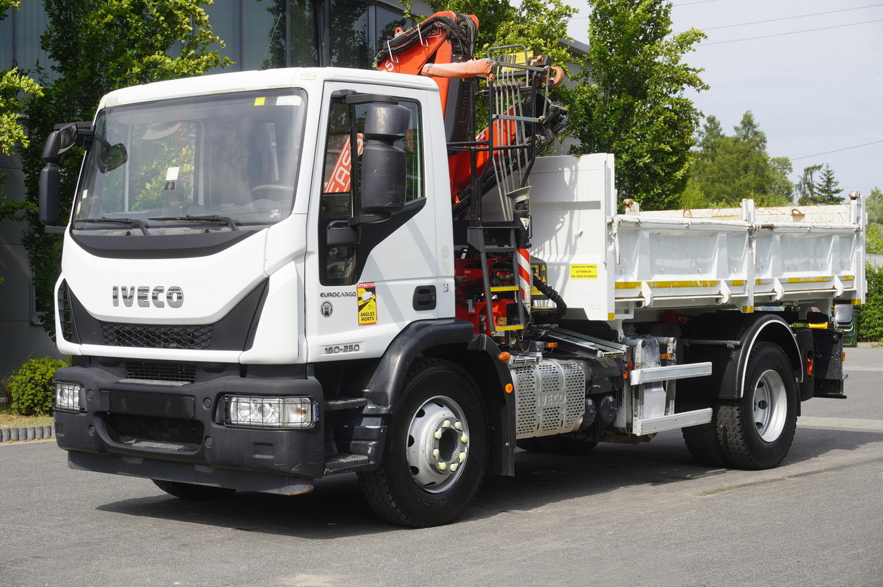 IVECO Eurocargo 160-250 / Fassi F95 crane / 120 tho. km / 3-sided tipper - Камион с кран: снимка 3 IVECO Eurocargo 160-250 / Fassi F95 crane / 120 tho. km / 3-sided tipper - Камион с кран: снимка 3