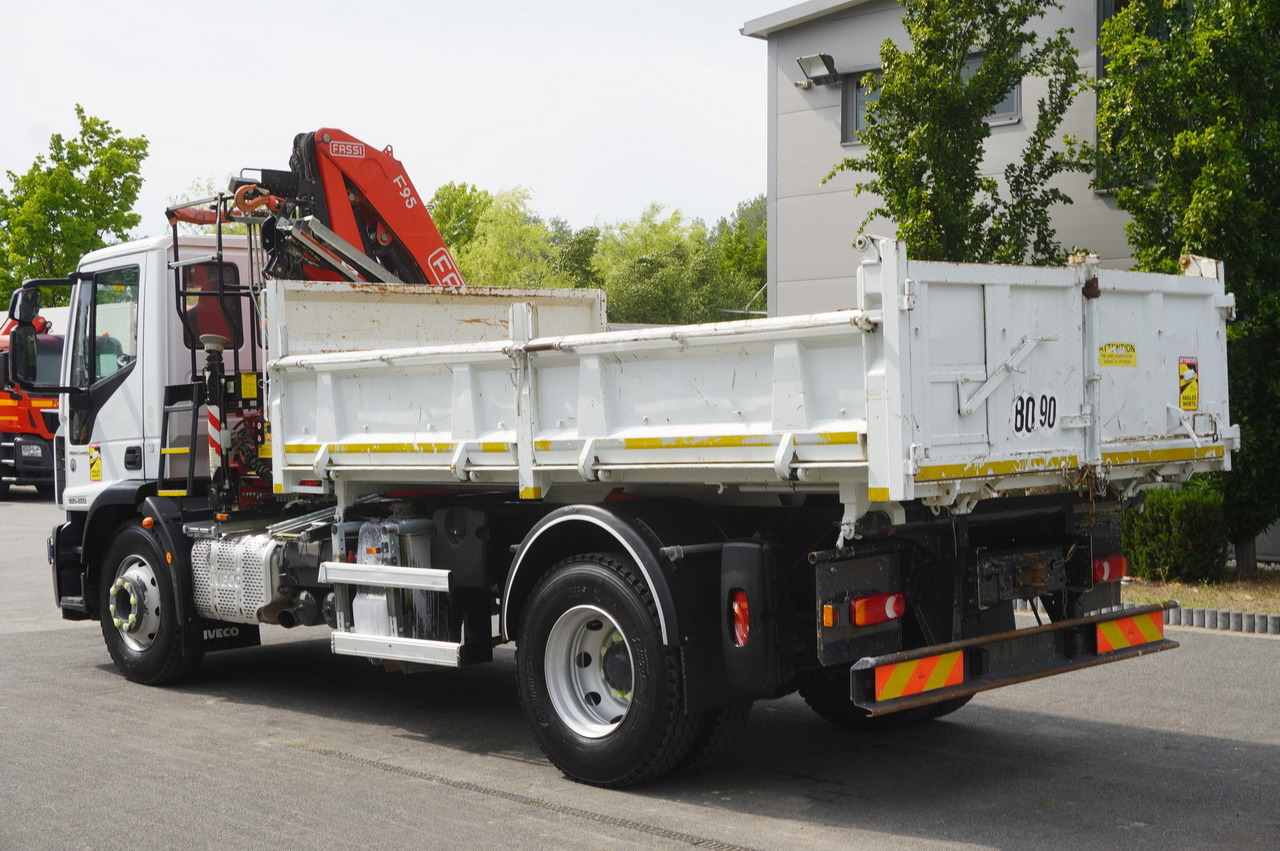 Лизинг на IVECO Eurocargo 160-250 / Fassi F95 crane / 120 tho. km / 3-sided tipper IVECO Eurocargo 160-250 / Fassi F95 crane / 120 tho. km / 3-sided tipper: снимка 6