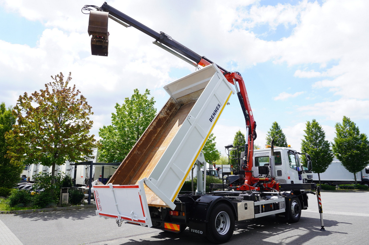 IVECO Eurocargo 160E22 EEV Dump truck / Bortmatic / Crane FASSI F95A.0.22 - Бордови камион, Камион с кран: снимка 5 IVECO Eurocargo 160E22 EEV Dump truck / Bortmatic / Crane FASSI F95A.0.22 - Бордови камион, Камион с кран: снимка 5