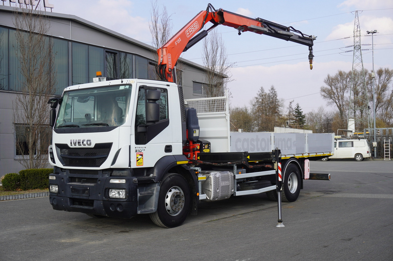 IVECO STRALIS 310 E6 / HDS FASSI 155 6.2 T / 250 thousand km - Бордови камион, Камион с кран: снимка 1 IVECO STRALIS 310 E6 / HDS FASSI 155 6.2 T / 250 thousand km - Бордови камион, Камион с кран: снимка 1
