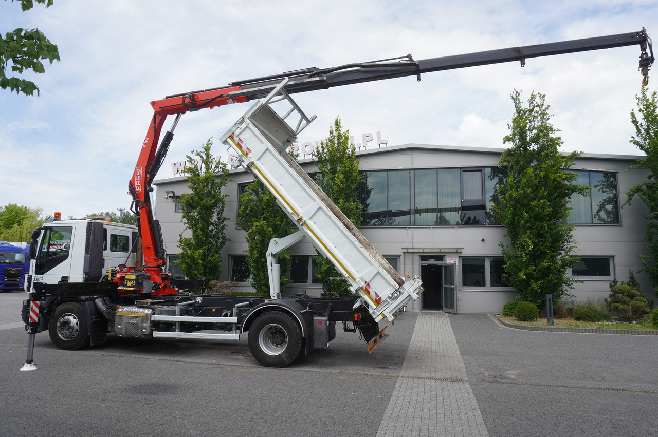 IVECO STRALIS 330 E6 / FASSI 195A 8.5 T / 3-side tipper - Самосвал камион, Камион с кран: снимка 4 IVECO STRALIS 330 E6 / FASSI 195A 8.5 T / 3-side tipper - Самосвал камион, Камион с кран: снимка 4