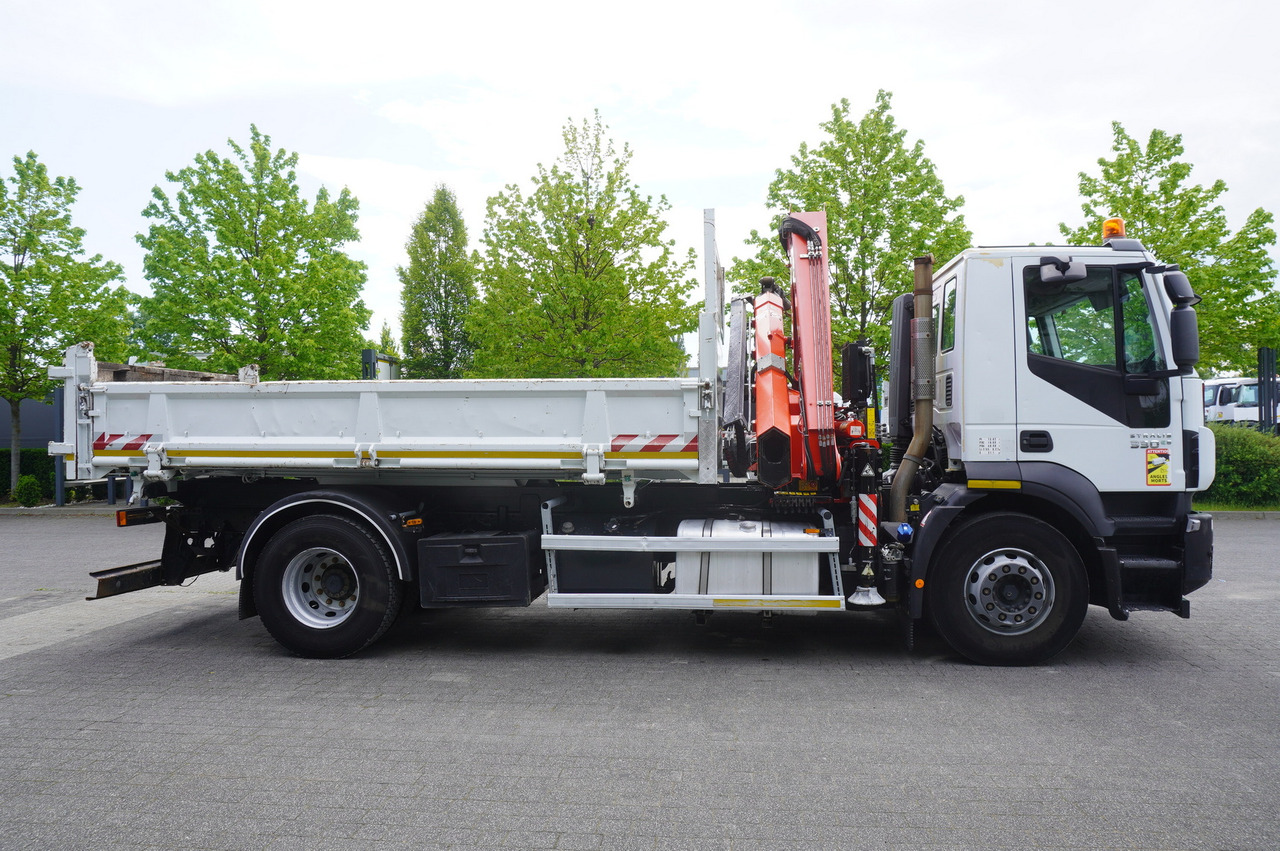IVECO STRALIS 330 E6 / FASSI 195A 8.5 T / 3-side tipper - Самосвал камион, Камион с кран: снимка 5 IVECO STRALIS 330 E6 / FASSI 195A 8.5 T / 3-side tipper - Самосвал камион, Камион с кран: снимка 5