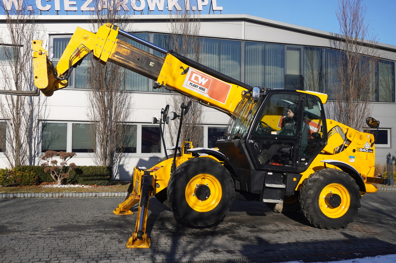 JCB 540-170 Telescopic Loader / 17m / joystick - Колесен товарач: снимка 1 JCB 540-170 Telescopic Loader / 17m / joystick - Колесен товарач: снимка 1