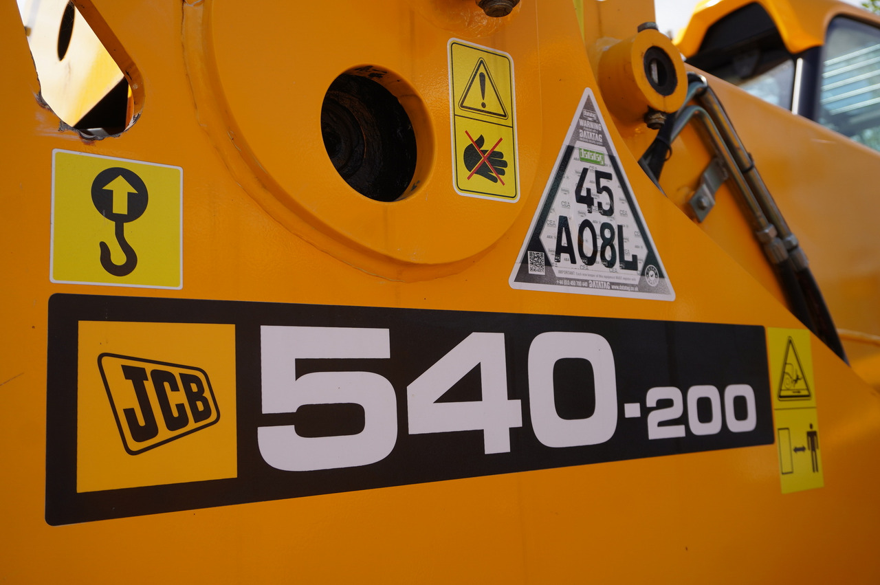 JCB 540-200 Telescopic Loader / 20 m reach / joystick / 2 units - Телескопичен колесен товарач: снимка 5 JCB 540-200 Telescopic Loader / 20 m reach / joystick / 2 units - Телескопичен колесен товарач: снимка 5
