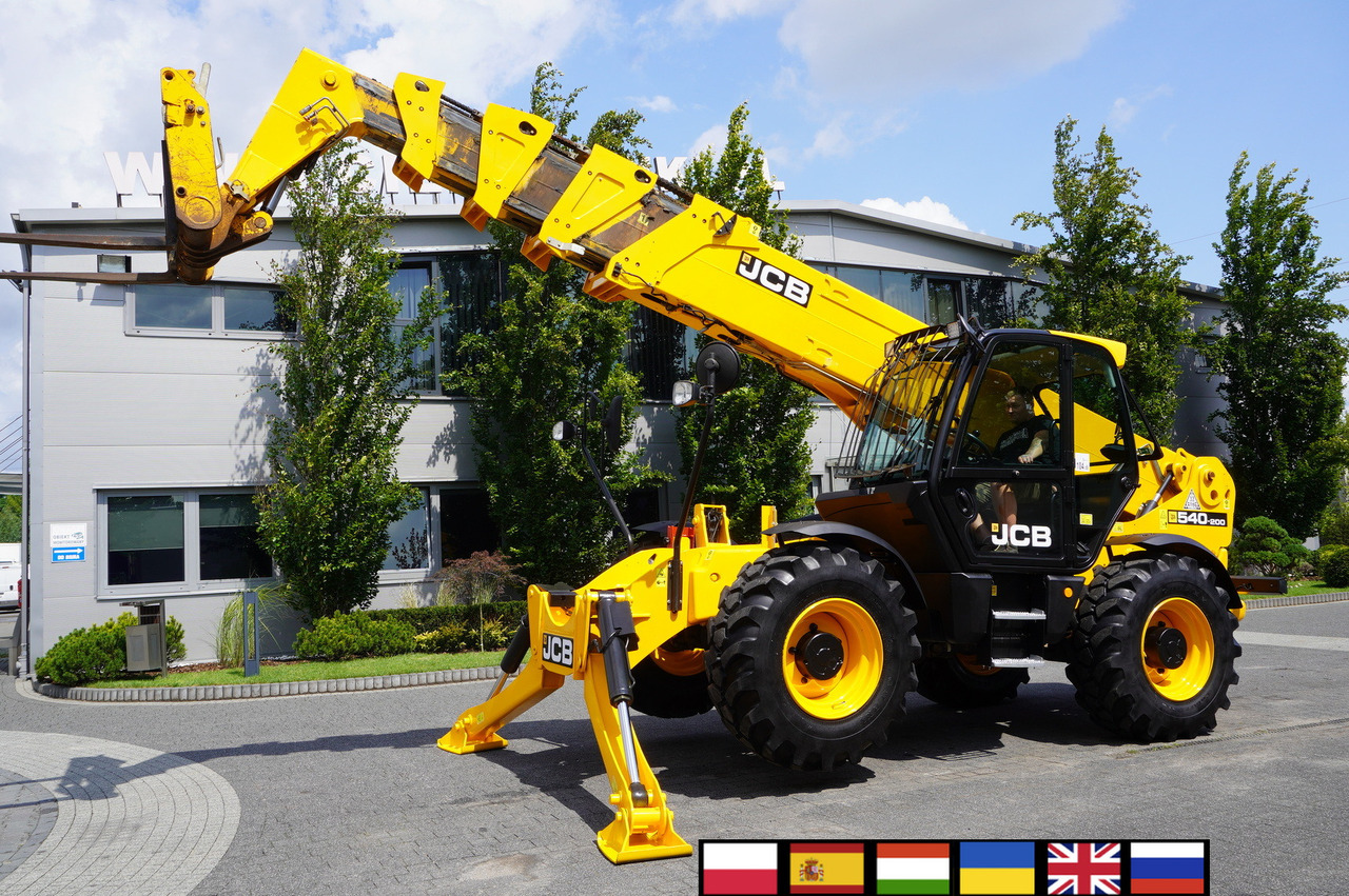 JCB 540-200 Telescopic Loader / 20 m reach / joystick - Телескопичен колесен товарач: снимка 1 JCB 540-200 Telescopic Loader / 20 m reach / joystick - Телескопичен колесен товарач: снимка 1