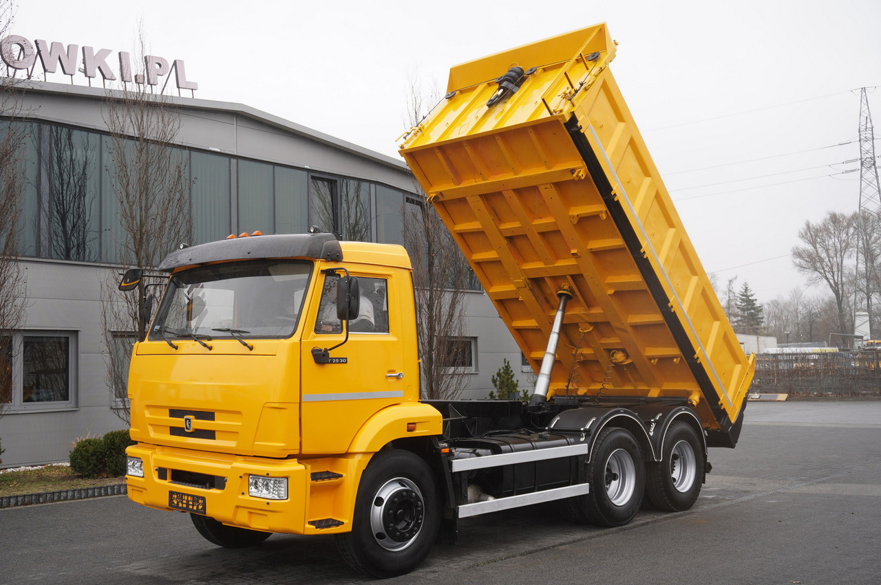 KAMAZ T2530 E5 6×4 / 3-sided tipper - Самосвал камион, Камион с кран: снимка 1 KAMAZ T2530 E5 6×4 / 3-sided tipper - Самосвал камион, Камион с кран: снимка 1