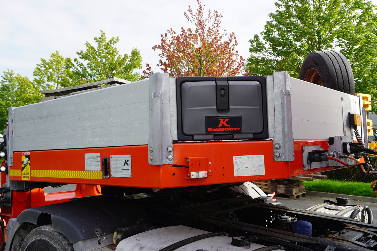 Нискорамна площадка полуремарке KÄSSBOHRER LB2 TIEF-BETT low loader semi-trailer / 16.5 m / Extendable semi-trailer / steered axles / 2 units: снимка 22 Нискорамна площадка полуремарке KÄSSBOHRER LB2 TIEF-BETT low loader semi-trailer / 16.5 m / Extendable semi-trailer / steered axles / 2 units: снимка 22