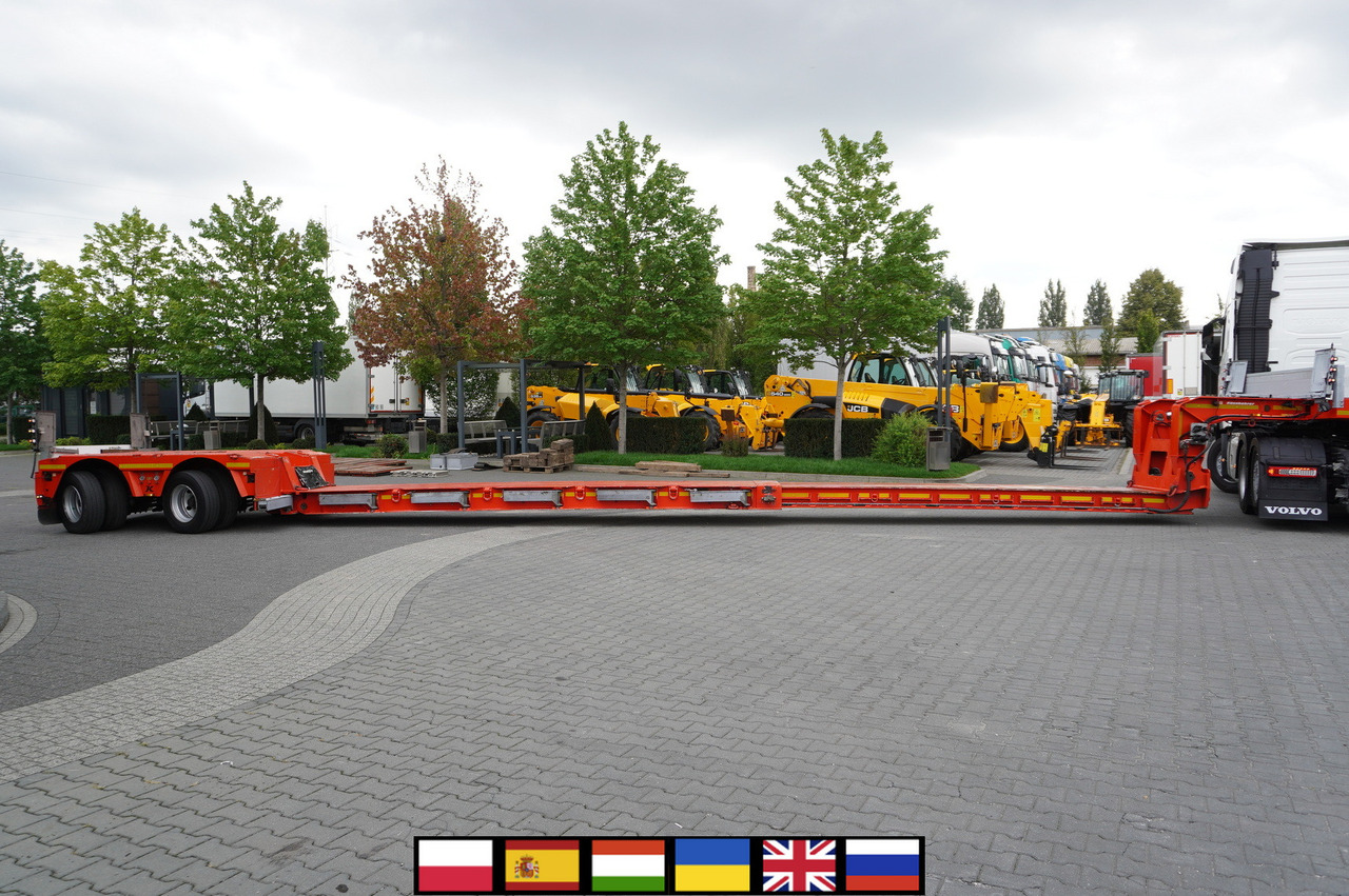 KÄSSBOHRER LB2 TIEF-BETT low loader semi-trailer / 16.5 m / Extendable semi-trailer / steered axles / 2 units - Нискорамна площадка полуремарке: снимка 1 KÄSSBOHRER LB2 TIEF-BETT low loader semi-trailer / 16.5 m / Extendable semi-trailer / steered axles / 2 units - Нискорамна площадка полуремарке: снимка 1