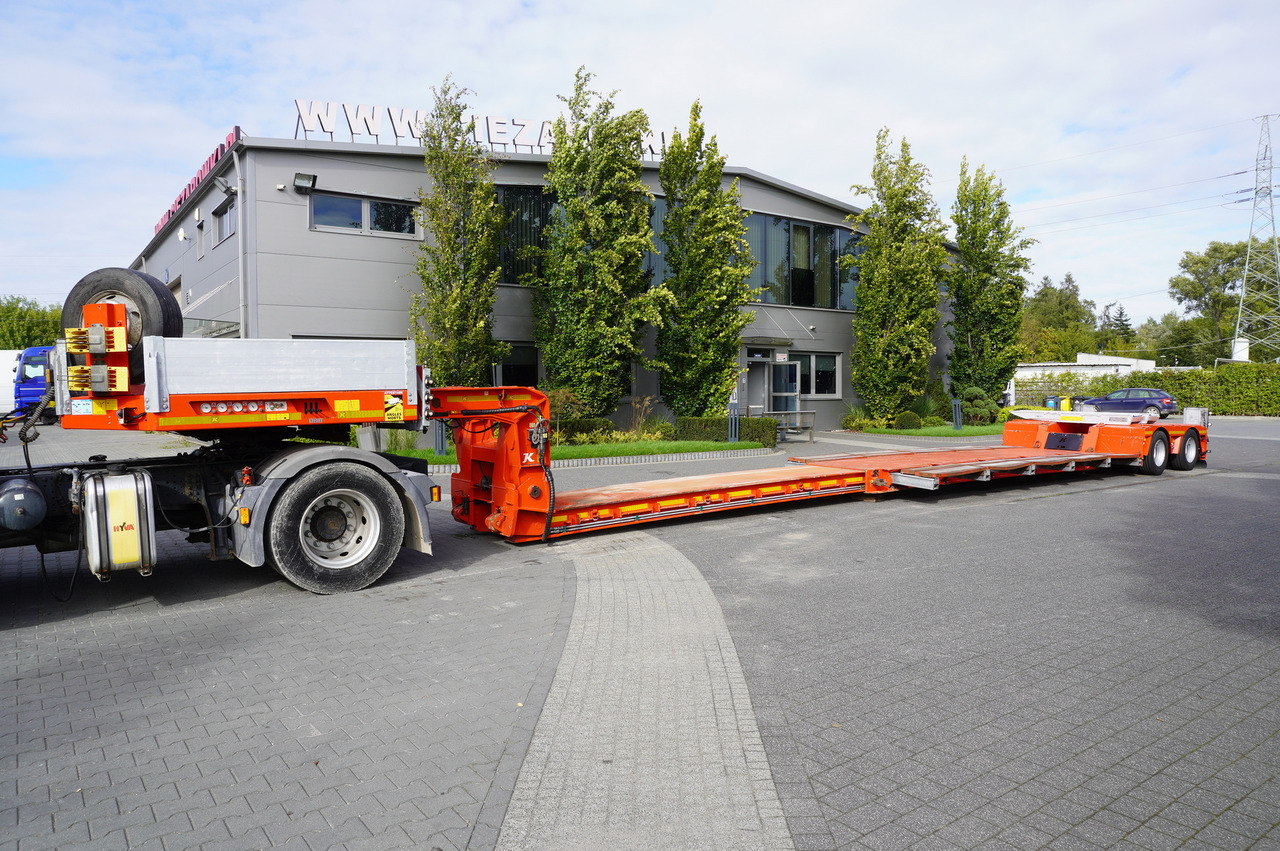 KÄSSBOHRER LB2 TIEF-BETT low loader semi-trailer / 16.5 m / Extendable semi-trailer / steered axles / 2 units - Нискорамна площадка полуремарке: снимка 3 KÄSSBOHRER LB2 TIEF-BETT low loader semi-trailer / 16.5 m / Extendable semi-trailer / steered axles / 2 units - Нискорамна площадка полуремарке: снимка 3