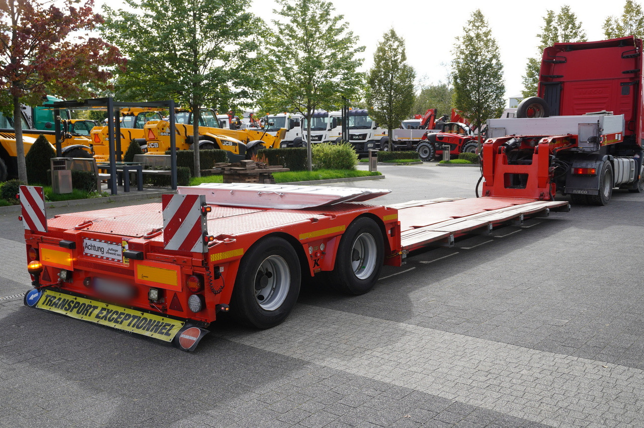 Нискорамна площадка полуремарке KÄSSBOHRER LB2 TIEF-BETT low loader semi-trailer / 16.5 m / Extendable semi-trailer / steered axles / 2 units: снимка 7 Нискорамна площадка полуремарке KÄSSBOHRER LB2 TIEF-BETT low loader semi-trailer / 16.5 m / Extendable semi-trailer / steered axles / 2 units: снимка 7