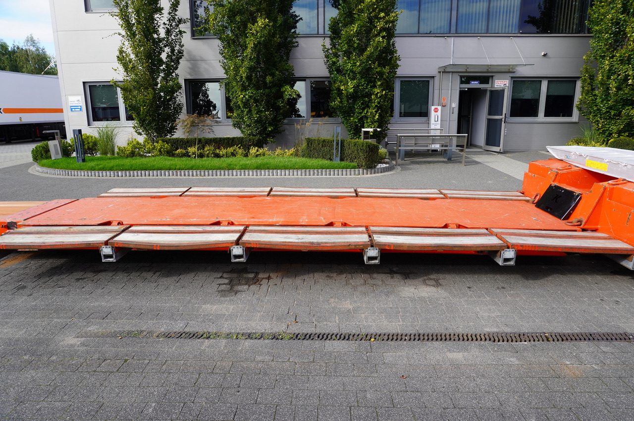 Нискорамна площадка полуремарке KÄSSBOHRER LB2 TIEF-BETT low loader semi-trailer / 16.5 m / Extendable semi-trailer / steered axles / 2 units: снимка 16 Нискорамна площадка полуремарке KÄSSBOHRER LB2 TIEF-BETT low loader semi-trailer / 16.5 m / Extendable semi-trailer / steered axles / 2 units: снимка 16