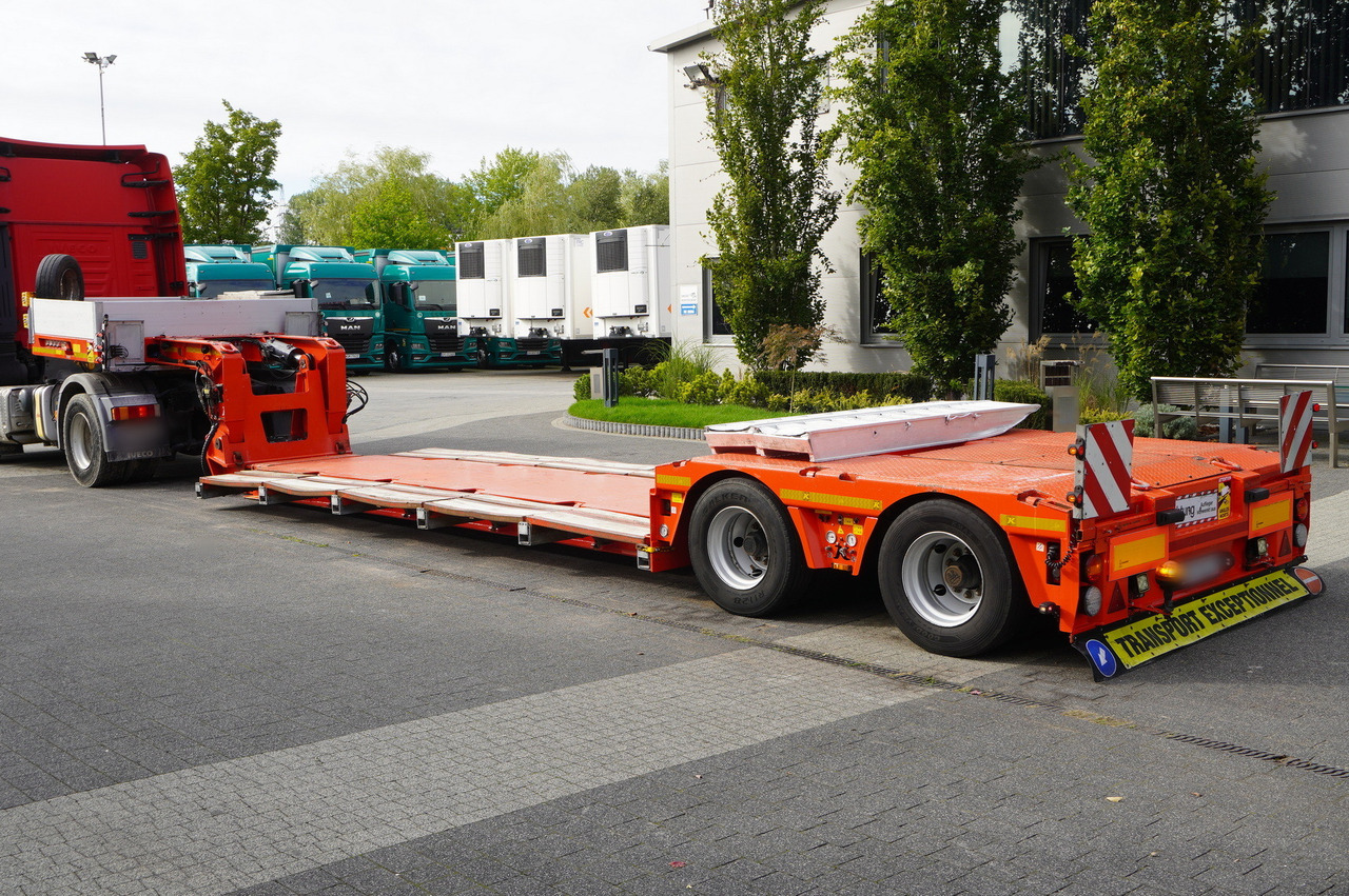 KÄSSBOHRER LB2 TIEF-BETT low loader semi-trailer / 16.5 m / Extendable semi-trailer / steered axles / 2 units - Нискорамна площадка полуремарке: снимка 4 KÄSSBOHRER LB2 TIEF-BETT low loader semi-trailer / 16.5 m / Extendable semi-trailer / steered axles / 2 units - Нискорамна площадка полуремарке: снимка 4