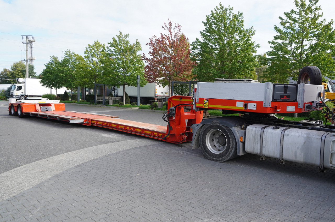 KÄSSBOHRER LB2 TIEF-BETT low loader semi-trailer / 16.5 m / Extendable semi-trailer / steered axles / 2 units - Нискорамна площадка полуремарке: снимка 2 KÄSSBOHRER LB2 TIEF-BETT low loader semi-trailer / 16.5 m / Extendable semi-trailer / steered axles / 2 units - Нискорамна площадка полуремарке: снимка 2