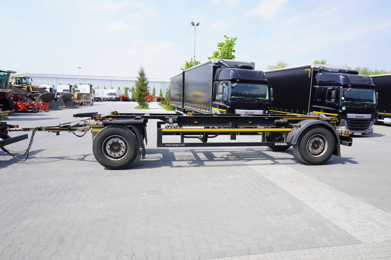 KOGEL AWE 18, two-axle, BDF, 7.5m chassis , air suspension, SAF axles - Шаси ремарке: снимка 3 KOGEL AWE 18, two-axle, BDF, 7.5m chassis , air suspension, SAF axles - Шаси ремарке: снимка 3