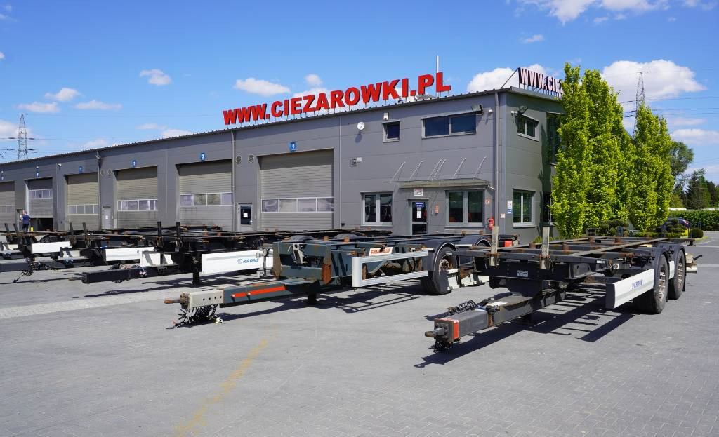 KRONE Trailer Krone BDF / 18 t - Контейнеровоз/ Сменна каросерия ремарке: снимка 2 KRONE Trailer Krone BDF / 18 t - Контейнеровоз/ Сменна каросерия ремарке: снимка 2