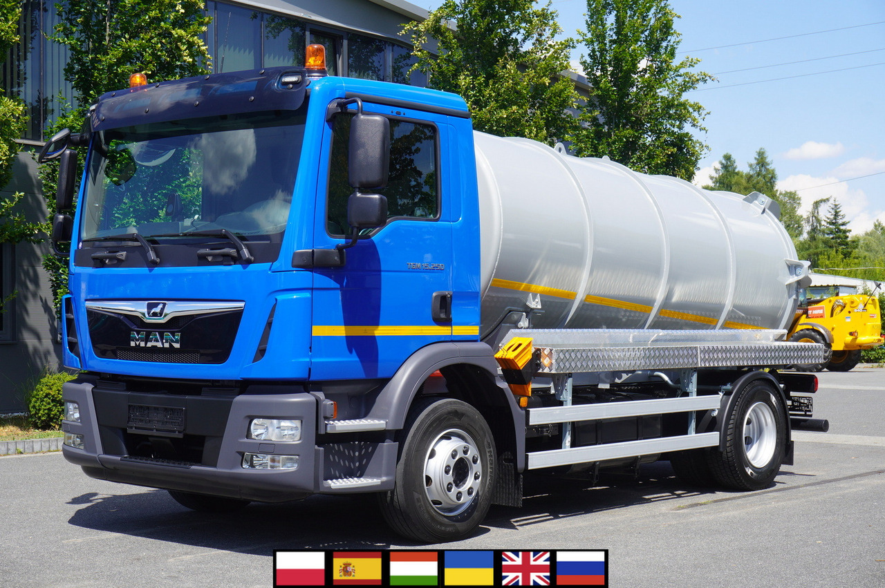 MAN TGM 15.250 / NEW septic tank (07/2025) superstructure 8000 l / 160 tho. km! - Цистерна за течен тор: снимка 1 MAN TGM 15.250 / NEW septic tank (07/2025) superstructure 8000 l / 160 tho. km! - Цистерна за течен тор: снимка 1