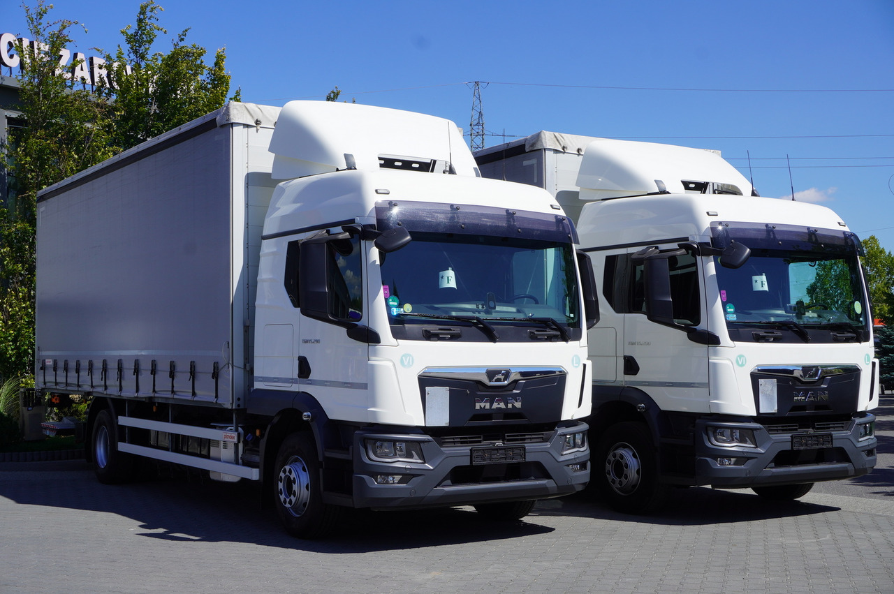 MAN TGM 15.290 Curtainsider / Glob / Manual / 2 beds / 17 EPAL - Камион с брезент: снимка 1 MAN TGM 15.290 Curtainsider / Glob / Manual / 2 beds / 17 EPAL - Камион с брезент: снимка 1