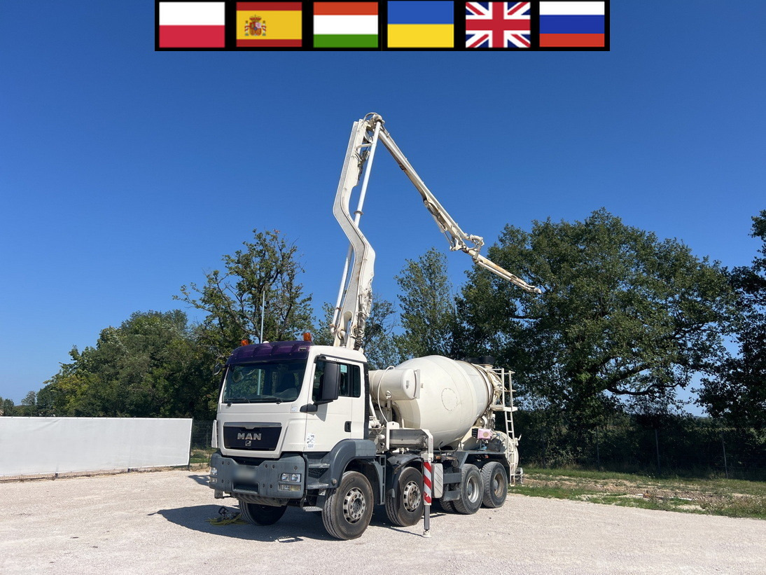 MAN TGS 32.400 8x4 Concrete Mixer Pump truck / 426 MTH !!! / 18 meters - Бетон помпа: снимка 1 MAN TGS 32.400 8x4 Concrete Mixer Pump truck / 426 MTH !!! / 18 meters - Бетон помпа: снимка 1