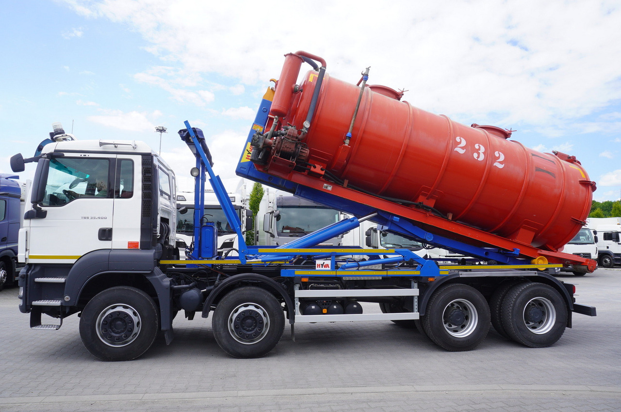 MAN TGS 35.400 8 × 4 E5 / HYVA HOOK LIFT 32.56 SE / Septic barrel 13000 L - Цистерна за течен тор: снимка 3 MAN TGS 35.400 8 × 4 E5 / HYVA HOOK LIFT 32.56 SE / Septic barrel 13000 L - Цистерна за течен тор: снимка 3