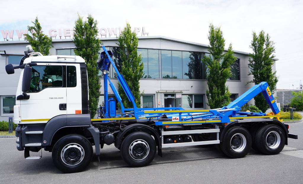 MAN TGS 35.400 8×4 HYVA LIFT 32.56 SE hooklift - Мултилифт с кука камион: снимка 2 MAN TGS 35.400 8×4 HYVA LIFT 32.56 SE hooklift - Мултилифт с кука камион: снимка 2