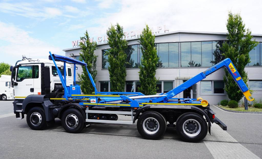 MAN TGS 35.400 8×4 HYVA LIFT 32.56 SE hooklift - Мултилифт с кука камион: снимка 3 MAN TGS 35.400 8×4 HYVA LIFT 32.56 SE hooklift - Мултилифт с кука камион: снимка 3