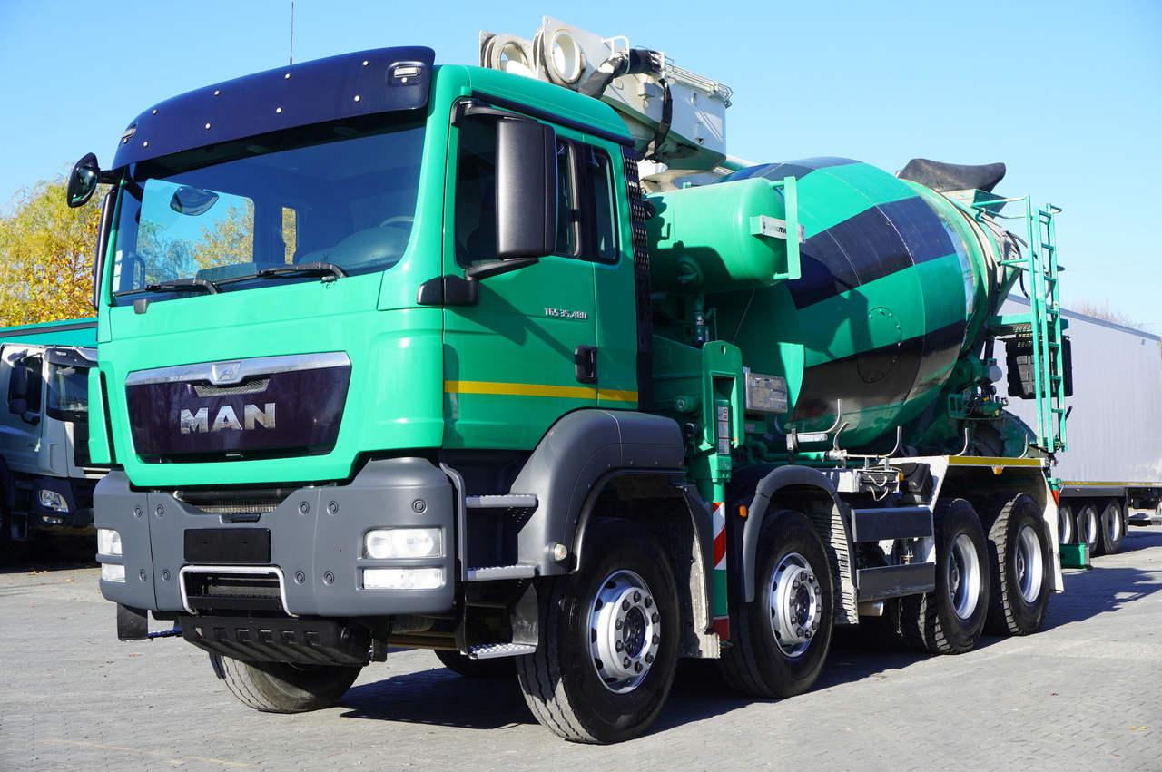 MAN TGS 35.480 8x4 Concrete Mixer Pump truck / Putzmeister M24-3 / 1600 MTH! - Бетоновоз: снимка 2 MAN TGS 35.480 8x4 Concrete Mixer Pump truck / Putzmeister M24-3 / 1600 MTH! - Бетоновоз: снимка 2