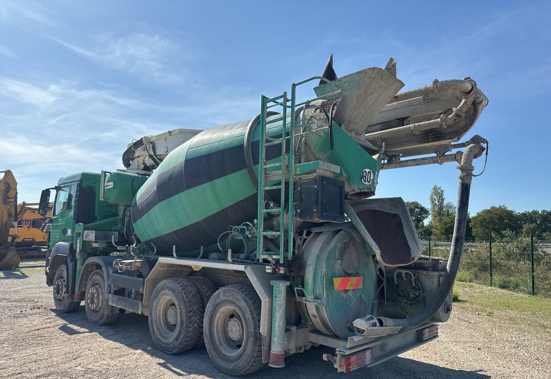 MAN TGS 35.480 8x4 Concrete Mixer Pump truck / Putzmeister M24-3 / 1600 MTH! - Бетоновоз: снимка 4 MAN TGS 35.480 8x4 Concrete Mixer Pump truck / Putzmeister M24-3 / 1600 MTH! - Бетоновоз: снимка 4
