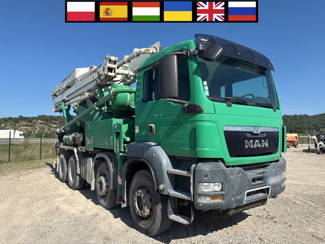 MAN TGS 35.480 8x4 Concrete Mixer Pump truck / Putzmeister M24-3 / 1600 MTH! - Бетоновоз: снимка 1 MAN TGS 35.480 8x4 Concrete Mixer Pump truck / Putzmeister M24-3 / 1600 MTH! - Бетоновоз: снимка 1