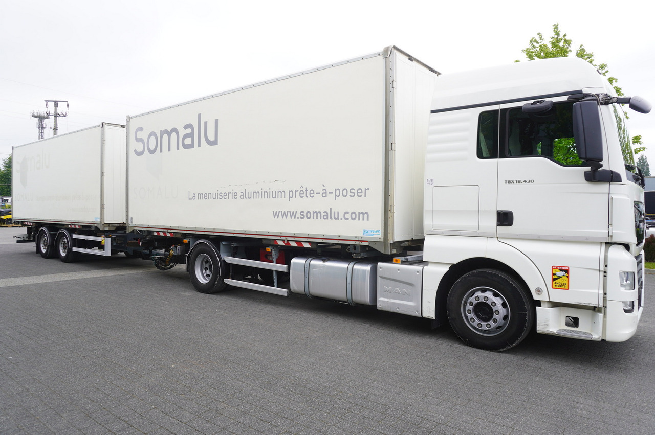 MAN TGX 18.430 / 18 EPAL box / Fruehauf 18 EPAL box trailer / 2021 - Камион фургон: снимка 4 MAN TGX 18.430 / 18 EPAL box / Fruehauf 18 EPAL box trailer / 2021 - Камион фургон: снимка 4