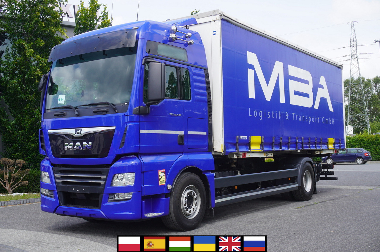 MAN TGX 18.430 / Curtainsider 19 EPAL / Sleeper cab / 2021 / 4 units - Камион с брезент: снимка 1 MAN TGX 18.430 / Curtainsider 19 EPAL / Sleeper cab / 2021 / 4 units - Камион с брезент: снимка 1