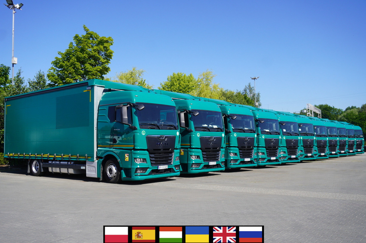 MAN TGX 18.470 / 2022 / Curtainsider 19 EPAL / Retarder / 15 units - Камион с брезент: снимка 1 MAN TGX 18.470 / 2022 / Curtainsider 19 EPAL / Retarder / 15 units - Камион с брезент: снимка 1