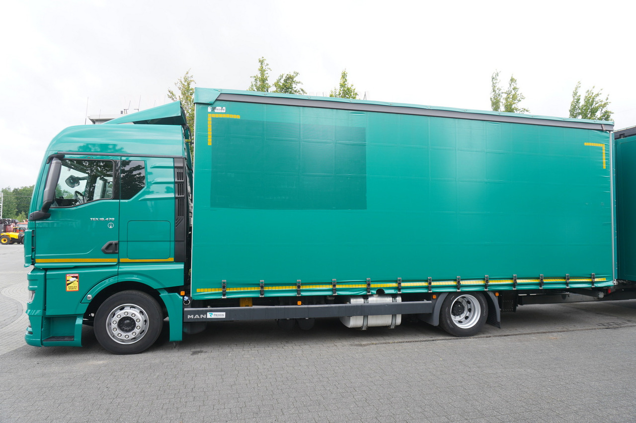 MAN TGX 18.470 / Trailer 19 EPAL / Curtainsider 19 EPAL / 2022 / Retarder / 15 units - Камион с брезент: снимка 5 MAN TGX 18.470 / Trailer 19 EPAL / Curtainsider 19 EPAL / 2022 / Retarder / 15 units - Камион с брезент: снимка 5