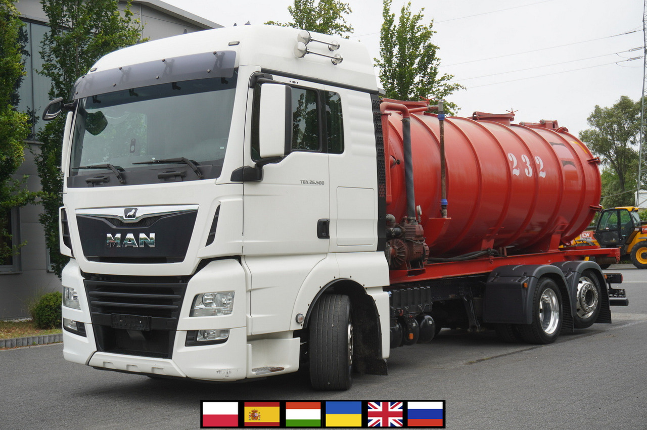 MAN TGX 26.500 / NEW Stal Septic barrel 13000 l / steering 3rd axle - Камион цистерна: снимка 1 MAN TGX 26.500 / NEW Stal Septic barrel 13000 l / steering 3rd axle - Камион цистерна: снимка 1