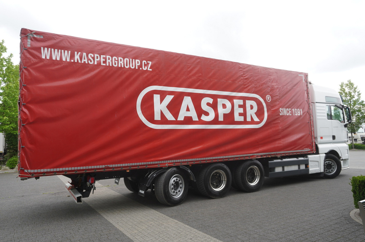 MAN TGX 35.580 E6 8x4 /4 / 23 EPAL tarp superstructure / 4th axle steered - Камион с брезент: снимка 5 MAN TGX 35.580 E6 8x4 /4 / 23 EPAL tarp superstructure / 4th axle steered - Камион с брезент: снимка 5