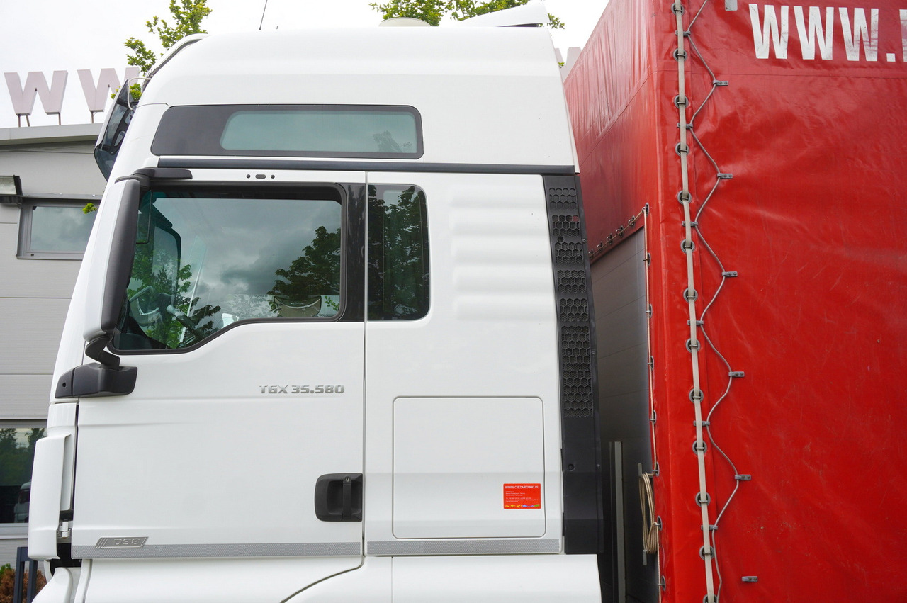 Лизинг на MAN TGX 35.580 E6 8x4 /4 / 23 EPAL tarp superstructure / 4th axle steered MAN TGX 35.580 E6 8x4 /4 / 23 EPAL tarp superstructure / 4th axle steered: снимка 16