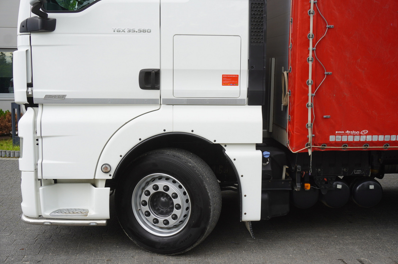 Лизинг на MAN TGX 35.580 E6 8x4 /4 / 23 EPAL tarp superstructure / 4th axle steered MAN TGX 35.580 E6 8x4 /4 / 23 EPAL tarp superstructure / 4th axle steered: снимка 15