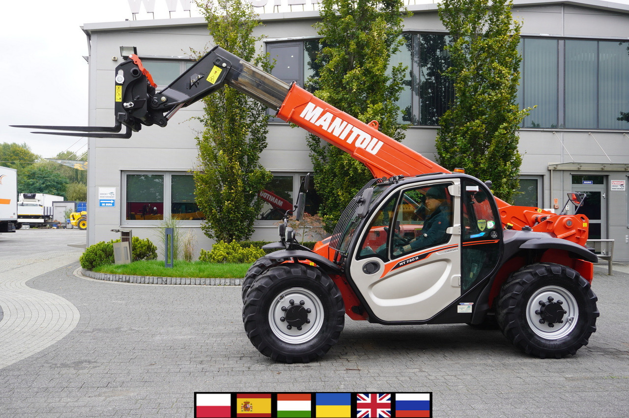 MANITOU MT 730 H / 7 m reach / 3 t / height 190 cm / 2900 MTH! / Joystick - Телескопичен колесен товарач: снимка 1 MANITOU MT 730 H / 7 m reach / 3 t / height 190 cm / 2900 MTH! / Joystick - Телескопичен колесен товарач: снимка 1