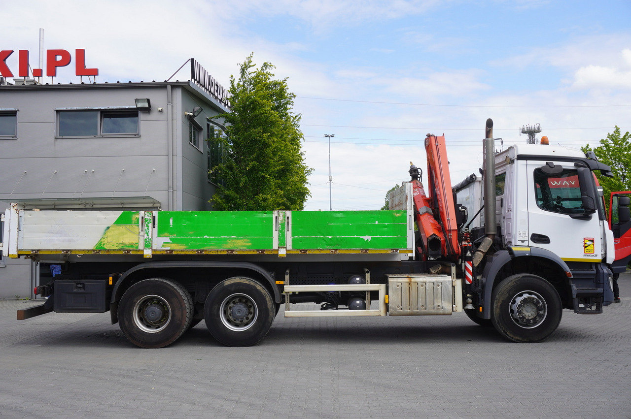 MERCEDES-BENZ AROCS 2633 6x4 / 5.5 T crane FASSI F135 / Tipper 15 EPAL - Бордови камион, Камион с кран: снимка 5 MERCEDES-BENZ AROCS 2633 6x4 / 5.5 T crane FASSI F135 / Tipper 15 EPAL - Бордови камион, Камион с кран: снимка 5