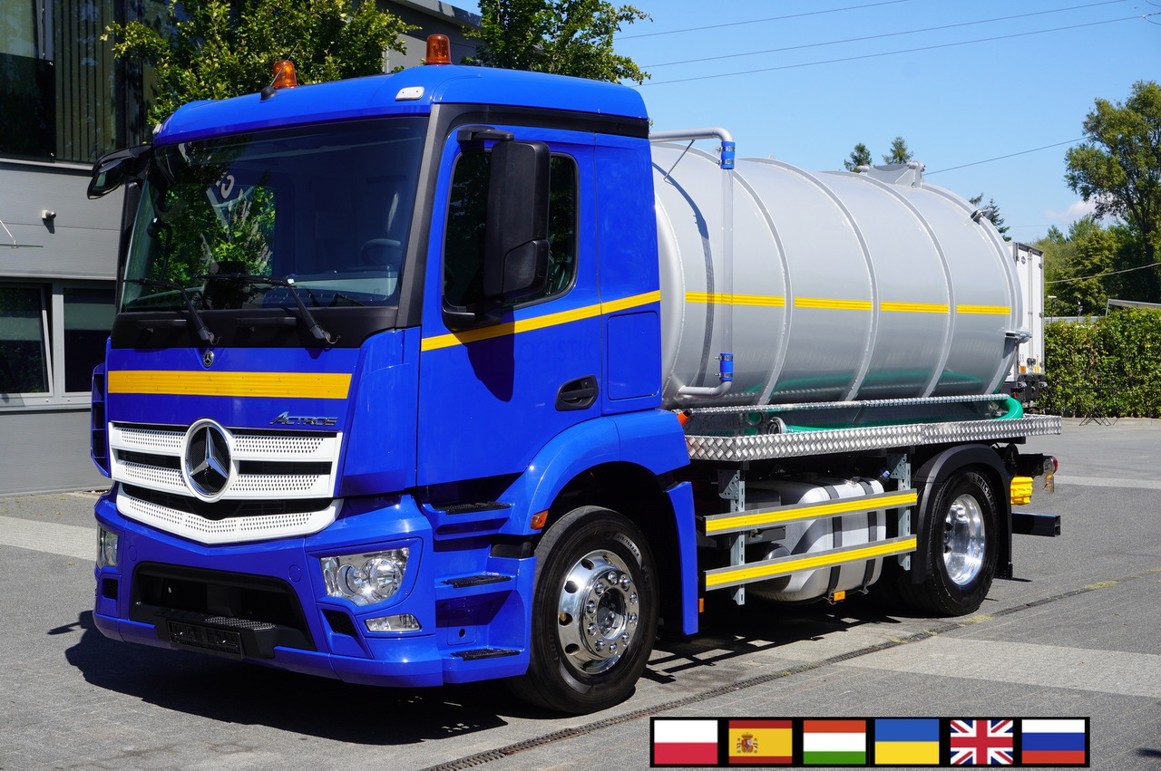 MERCEDES-BENZ Actros 18.35 LS / Body NEW septic tank (08/2025) 11000 l / 280000 kilometers! - Цистерна за течен тор: снимка 1 MERCEDES-BENZ Actros 18.35 LS / Body NEW septic tank (08/2025) 11000 l / 280000 kilometers! - Цистерна за течен тор: снимка 1