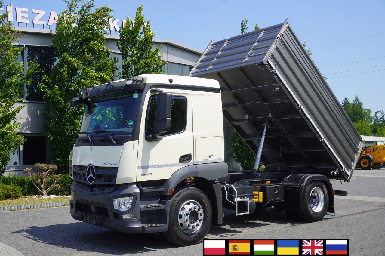 MERCEDES-BENZ Actros 1840 / New 3-side tipper 10 EPAL / Diff. lock / Load cap 10 t - Самосвал камион: снимка 1 MERCEDES-BENZ Actros 1840 / New 3-side tipper 10 EPAL / Diff. lock / Load cap 10 t - Самосвал камион: снимка 1