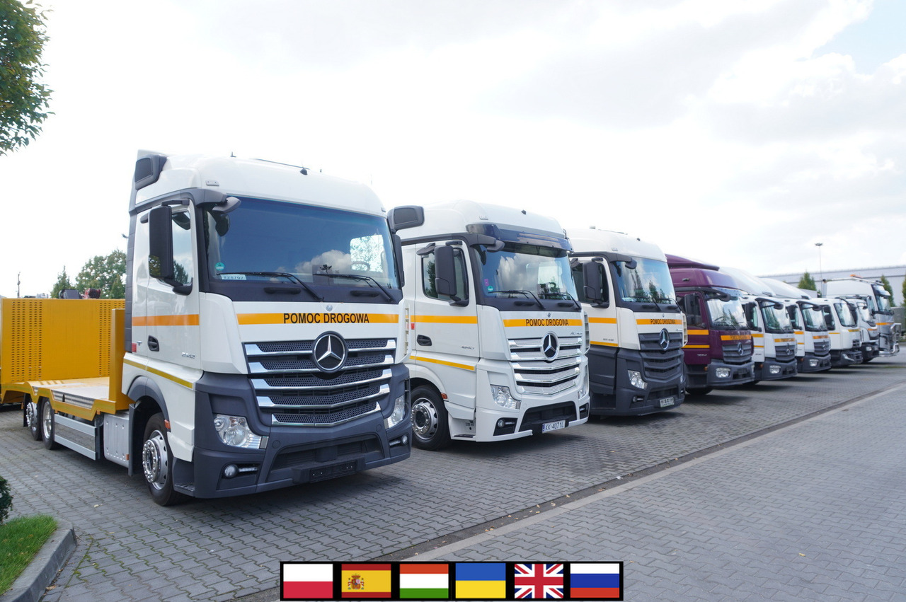 MERCEDES-BENZ Actros 1845 / NEW TOW TRUCK PLATFORM/ Sleeper cab / several units - Камион пътна помощ: снимка 1 MERCEDES-BENZ Actros 1845 / NEW TOW TRUCK PLATFORM/ Sleeper cab / several units - Камион пътна помощ: снимка 1