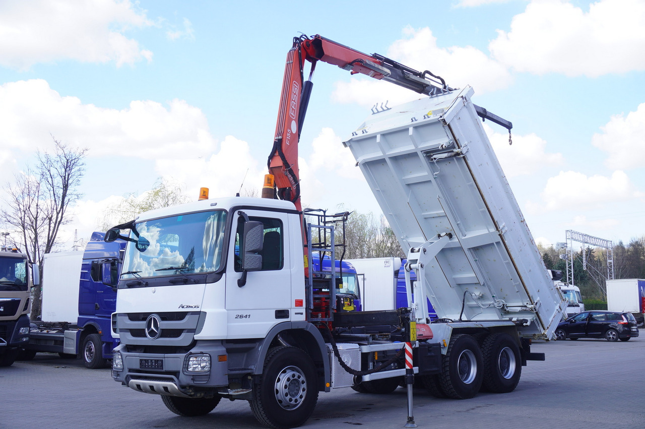 MERCEDES-BENZ Actros 2641 6×4 E5 / Crane / Dumper / 110000 km! - Автокран: снимка 2 MERCEDES-BENZ Actros 2641 6×4 E5 / Crane / Dumper / 110000 km! - Автокран: снимка 2
