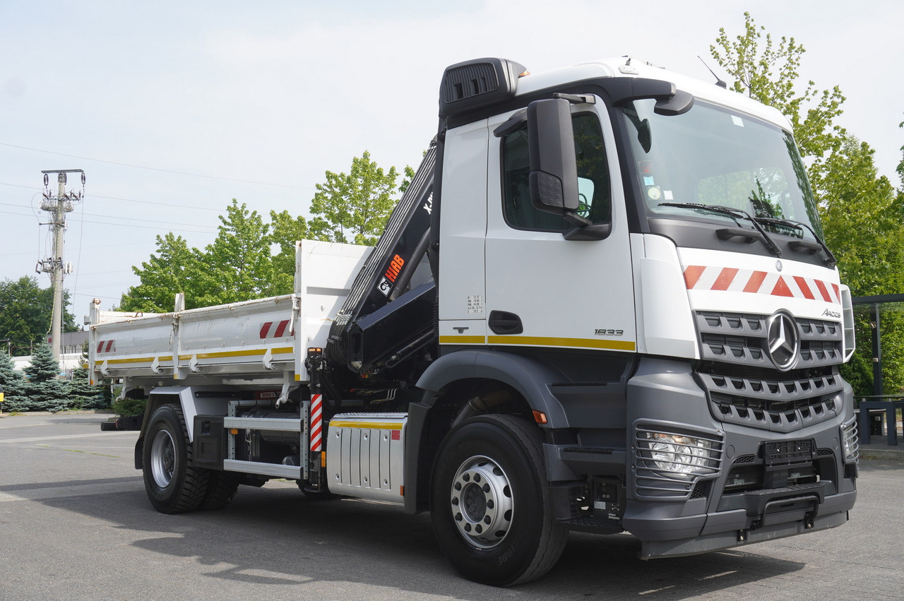 Лизинг на MERCEDES-BENZ Arocs 1833 / 87,000 km!!! / Hds HIAB X-DUO 128 B-2 / three-sided tipper MERCEDES-BENZ Arocs 1833 / 87,000 km!!! / Hds HIAB X-DUO 128 B-2 / three-sided tipper: снимка 7