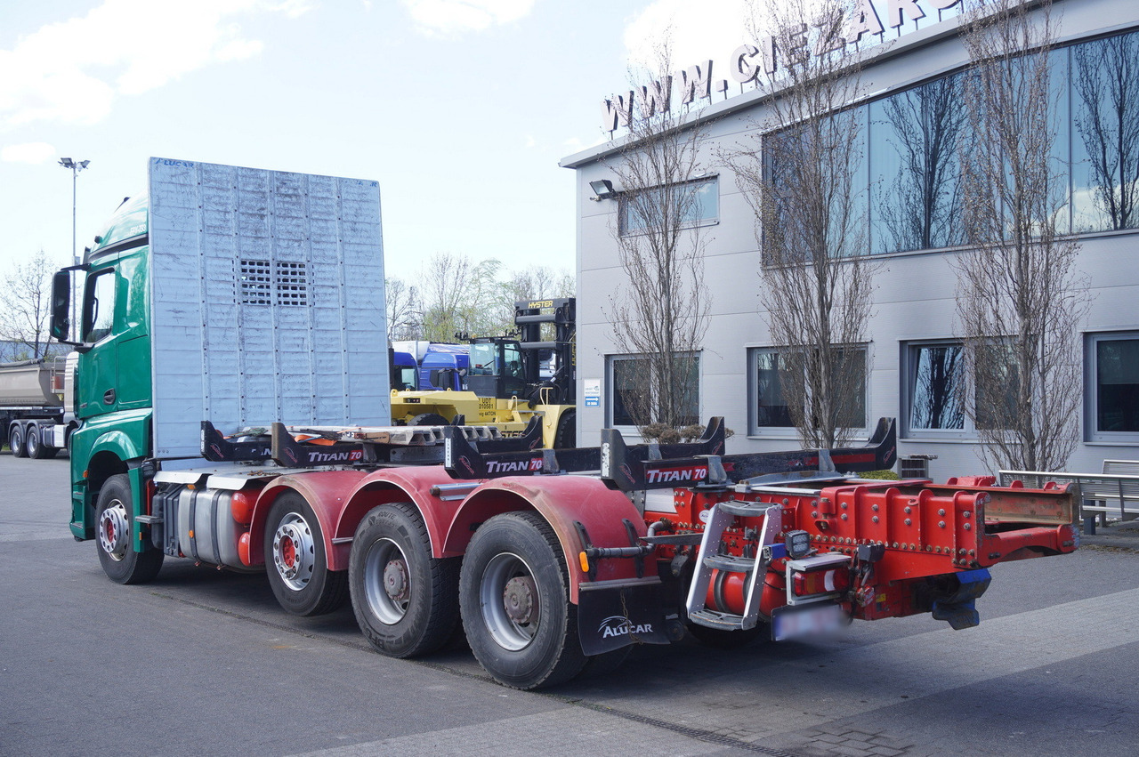 Mercedes-Benz Arocs 3563 8 × 4 / 630 HP / steered axle / Logging superstructure - Камион с кран: снимка 5 Mercedes-Benz Arocs 3563 8 × 4 / 630 HP / steered axle / Logging superstructure - Камион с кран: снимка 5