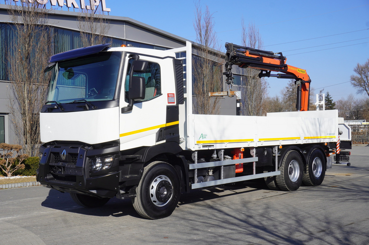 RENAULT C380 / 6x4 / HDS Palfinger PK 18002-EH 6000 kg - Бордови камион, Камион с кран: снимка 2 RENAULT C380 / 6x4 / HDS Palfinger PK 18002-EH 6000 kg - Бордови камион, Камион с кран: снимка 2