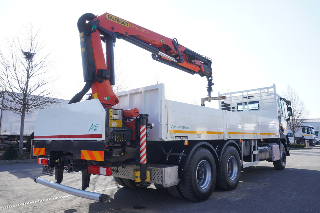 RENAULT C380 / 6x4 / HDS Palfinger PK 18002-EH 6000 kg - Бордови камион, Камион с кран: снимка 4 RENAULT C380 / 6x4 / HDS Palfinger PK 18002-EH 6000 kg - Бордови камион, Камион с кран: снимка 4