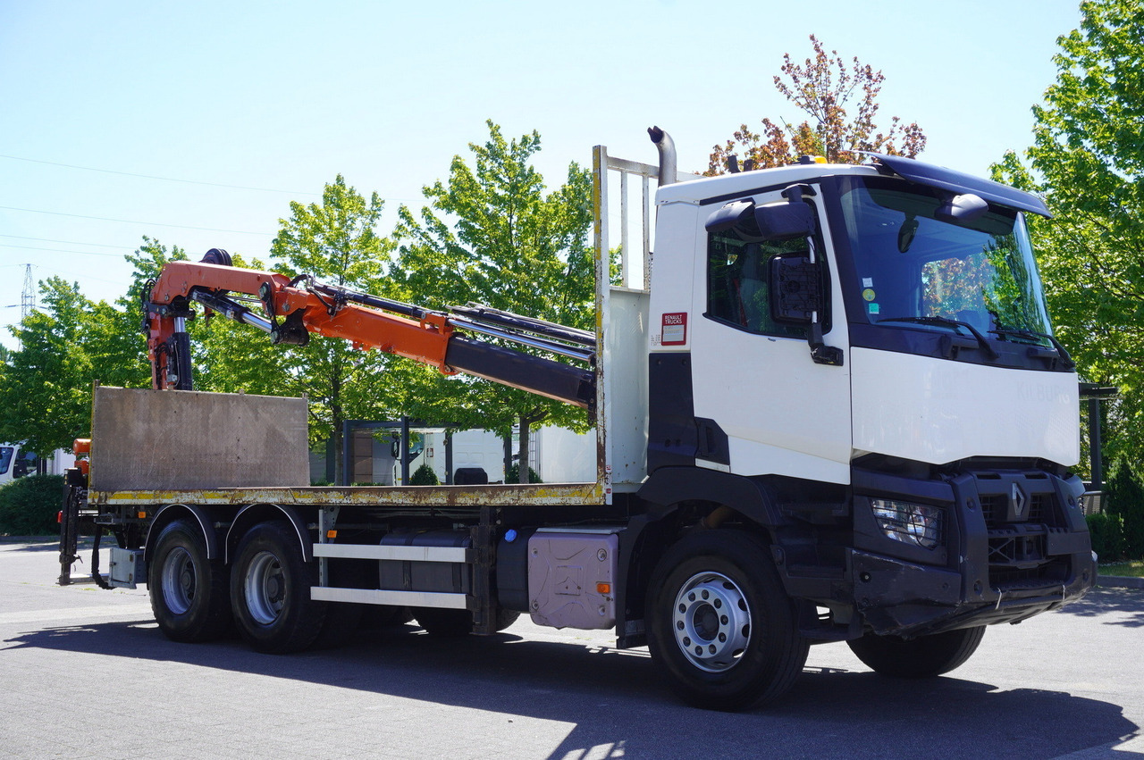 RENAULT C380 Comfort 6x4 / Atlas 6.1 T crane / range 12.3 m - Бордови камион, Камион с кран: снимка 5 RENAULT C380 Comfort 6x4 / Atlas 6.1 T crane / range 12.3 m - Бордови камион, Камион с кран: снимка 5