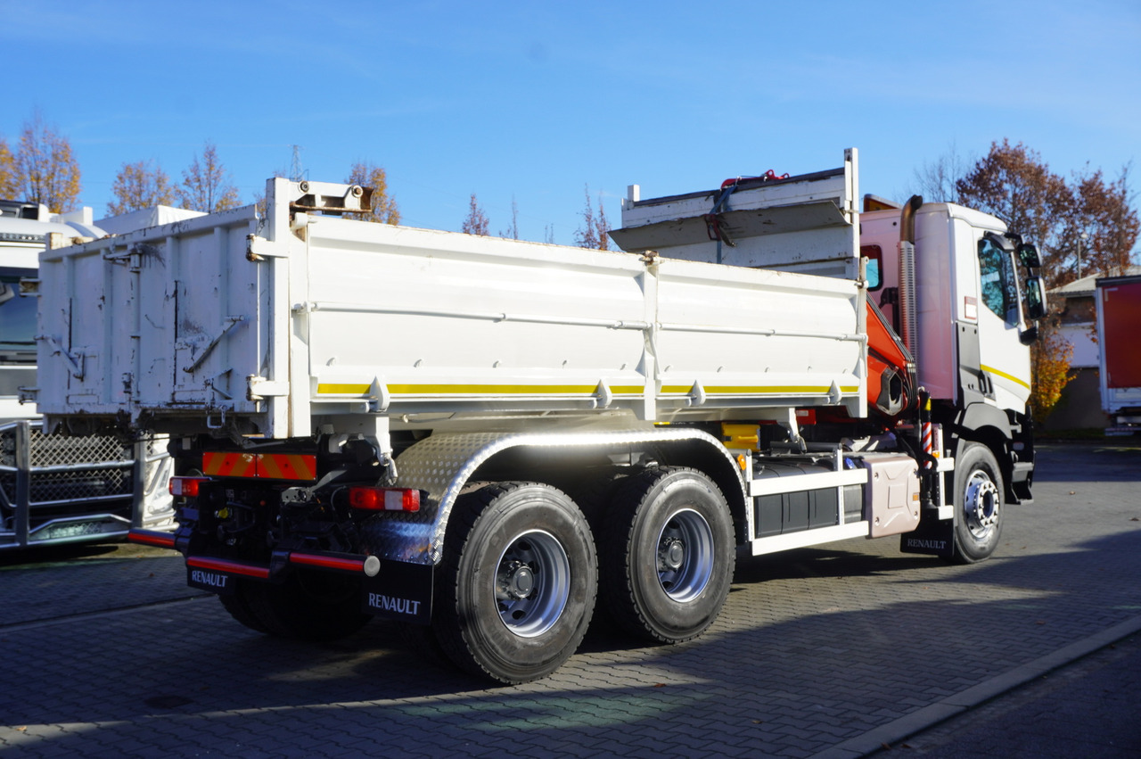 RENAULT C380 E6 6×4 / HDS Fassi F135 2700 MTH / Range 8 m / 5.6 t lifting capacity / 3-side tipper / Bortmatic - Самосвал камион, Камион с кран: снимка 4 RENAULT C380 E6 6×4 / HDS Fassi F135 2700 MTH / Range 8 m / 5.6 t lifting capacity / 3-side tipper / Bortmatic - Самосвал камион, Камион с кран: снимка 4